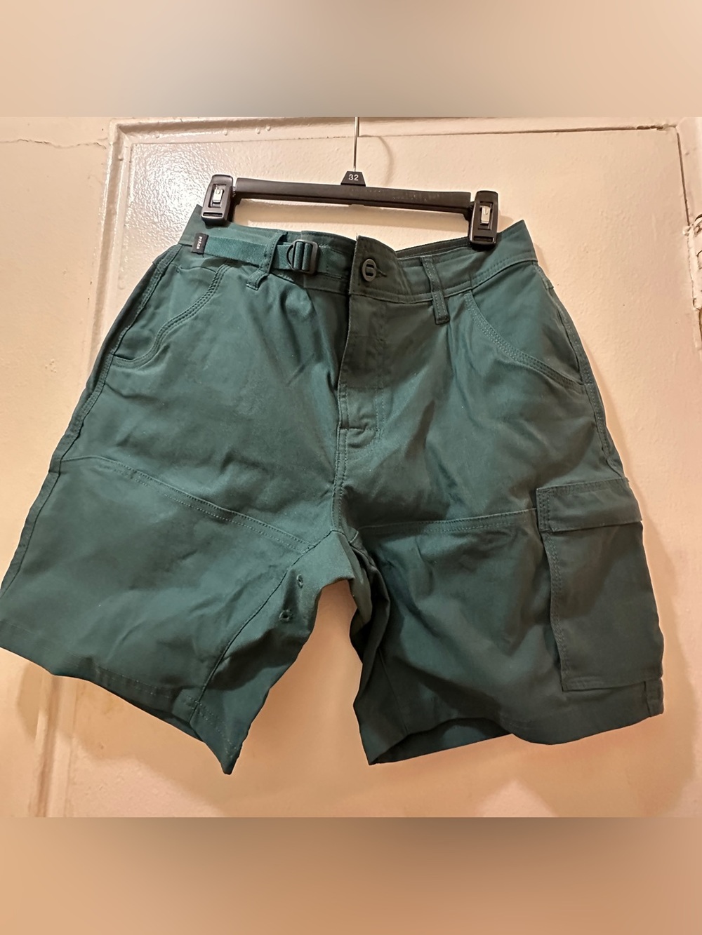 Prana Men's Deep Teal Cargo Shorts